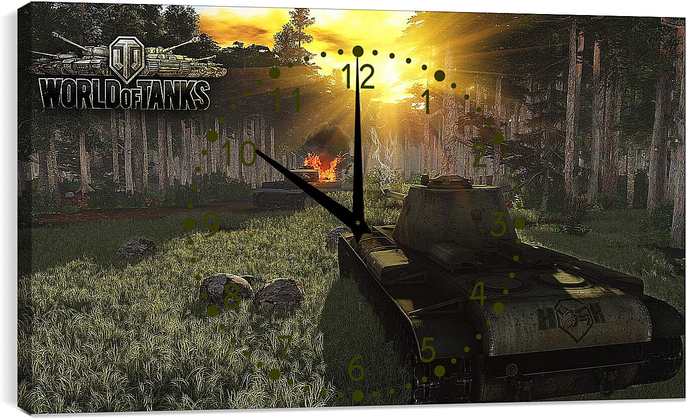 Часы картина - World Of Tanks
