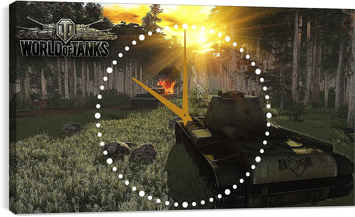 Часы картина - World Of Tanks
