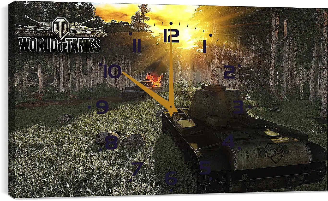 Часы картина - World Of Tanks
