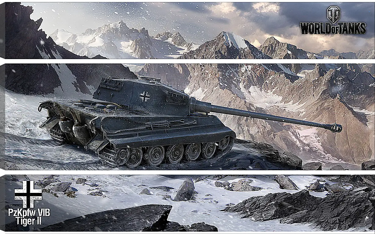 Модульная картина - World Of Tanks