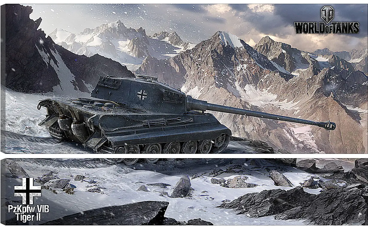 Модульная картина - World Of Tanks