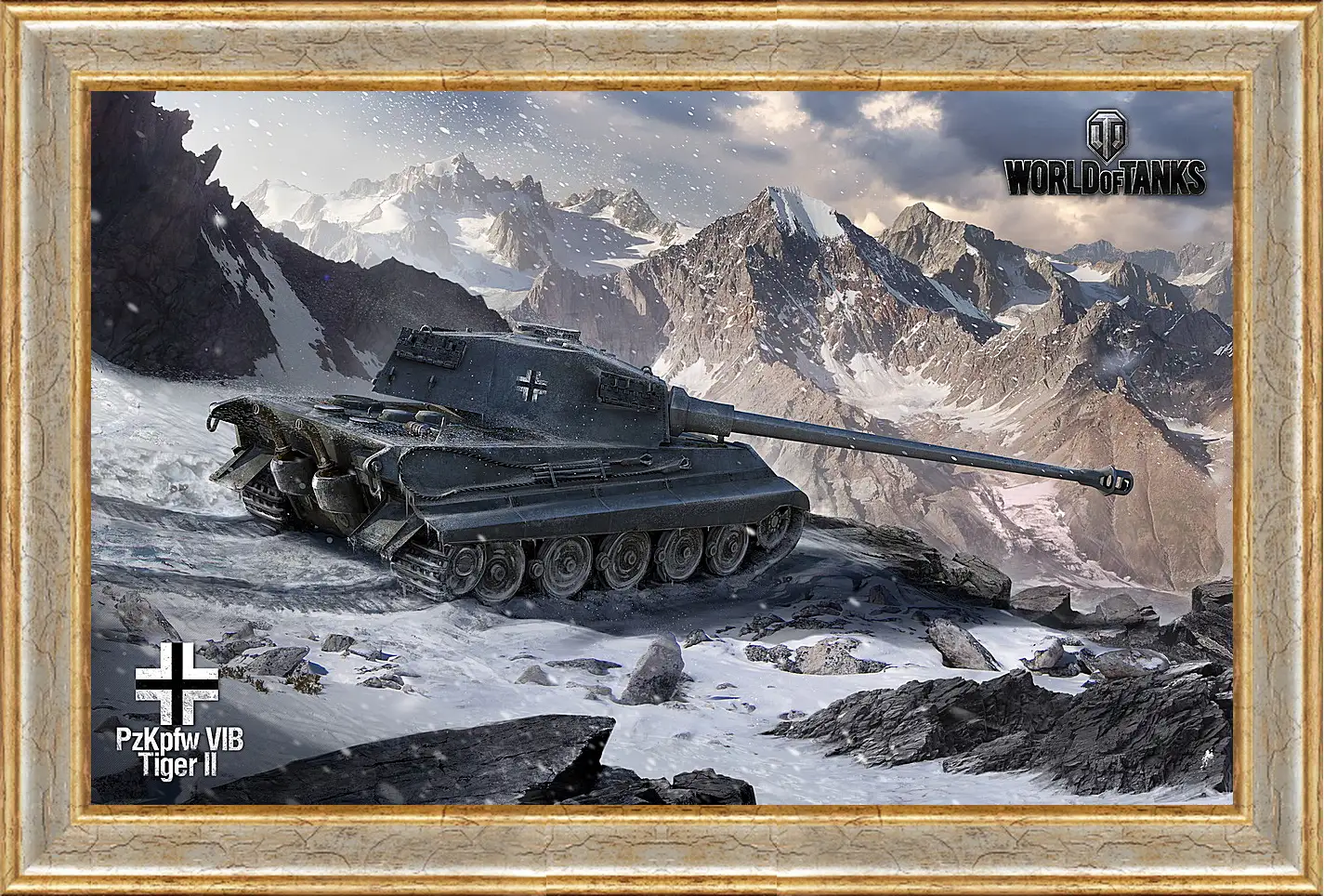 Картина в раме - World Of Tanks