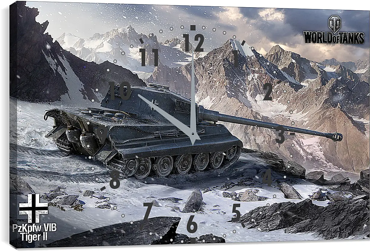 Часы картина - World Of Tanks