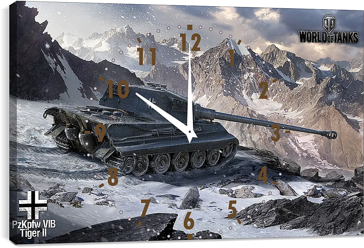 Часы картина - World Of Tanks