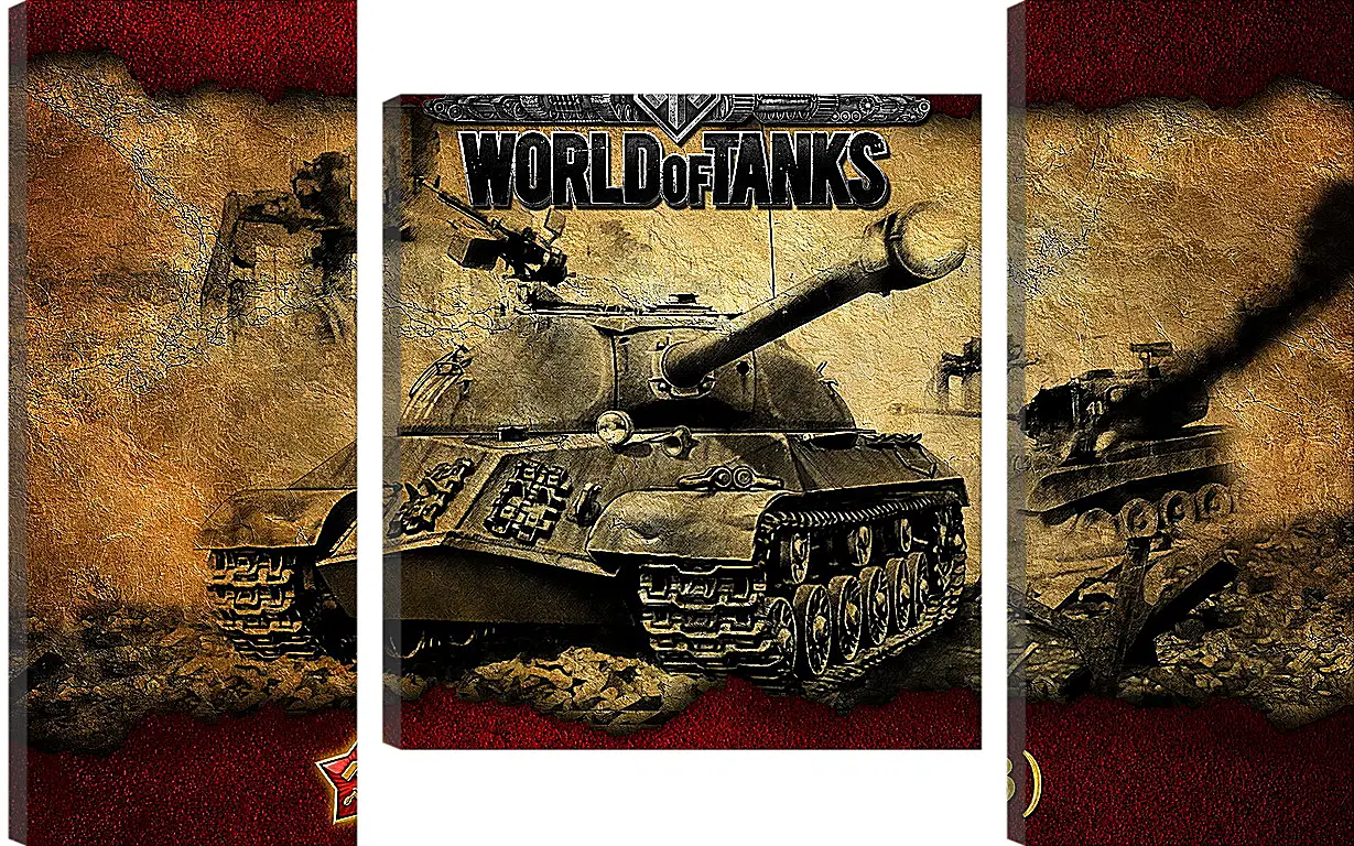 Модульная картина - World Of Tanks