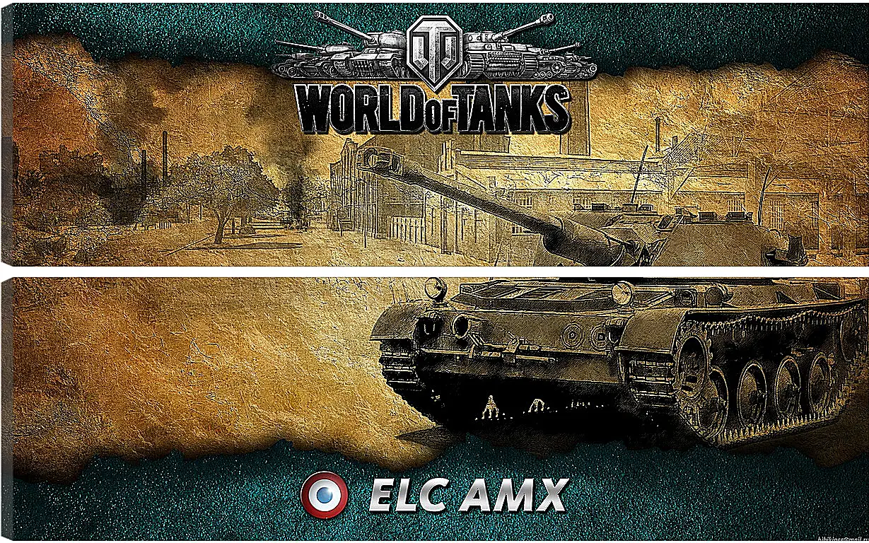 Модульная картина - World Of Tanks