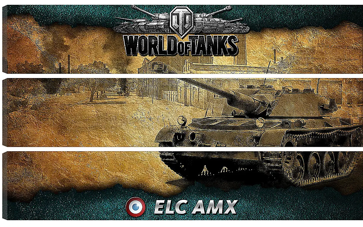 Модульная картина - World Of Tanks