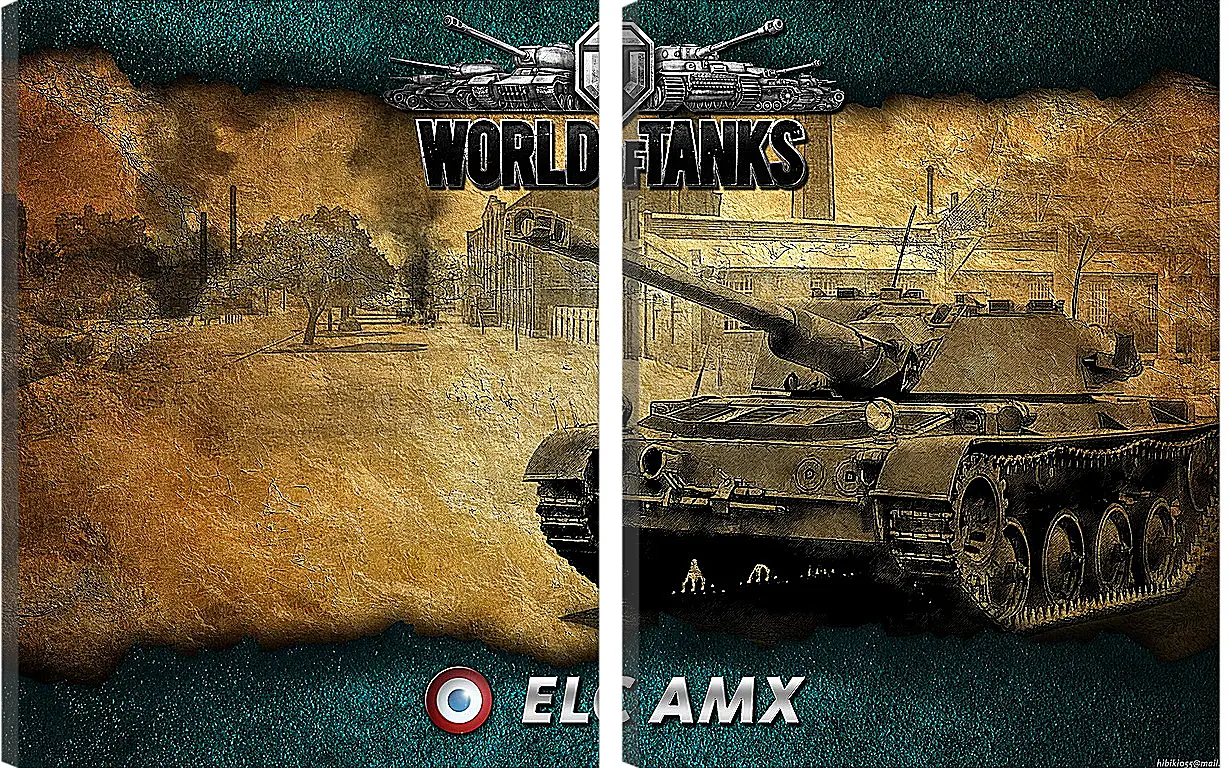 Модульная картина - World Of Tanks