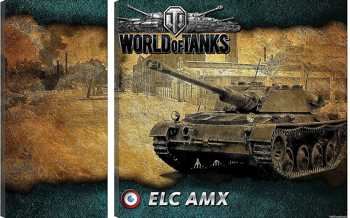 Модульная картина - World Of Tanks