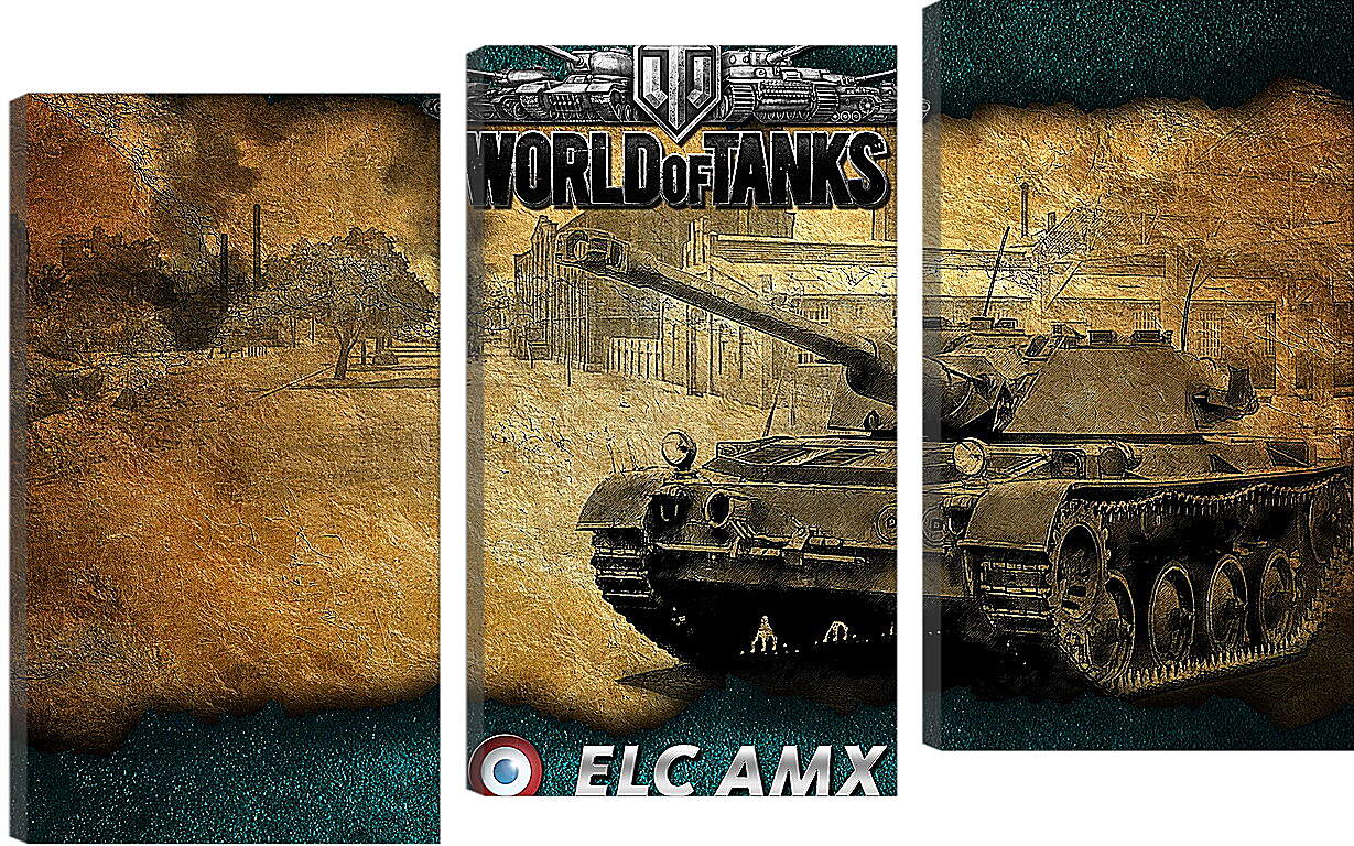 Модульная картина - World Of Tanks