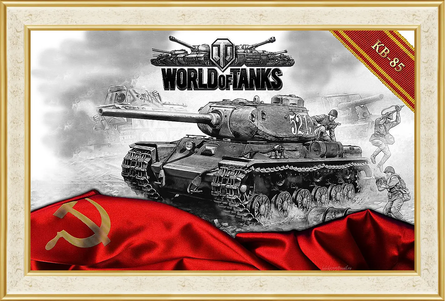 Картина в раме - World Of Tanks