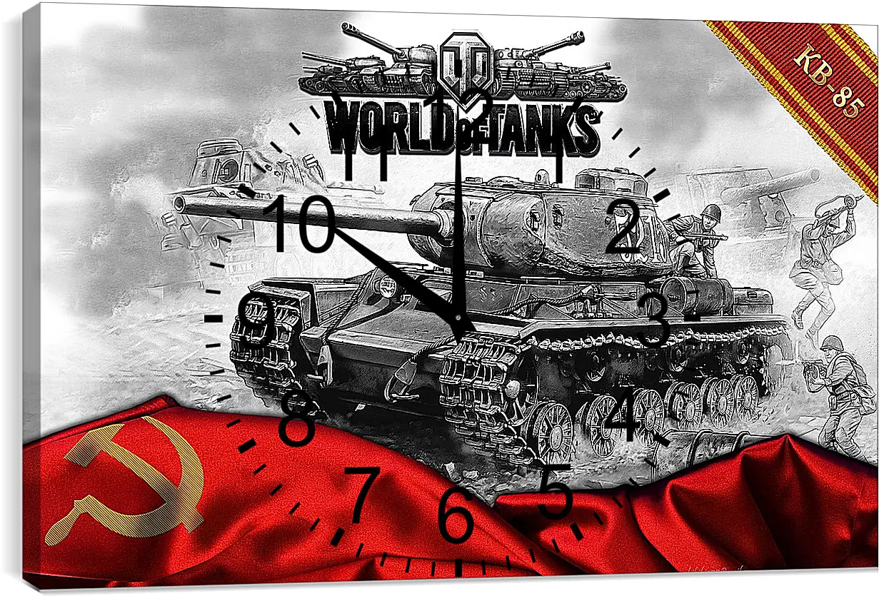 Часы картина - World Of Tanks