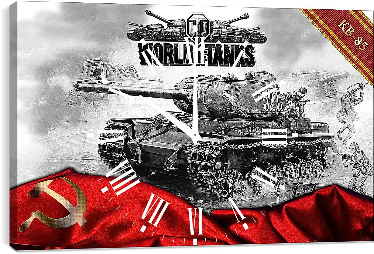 Часы картина - World Of Tanks