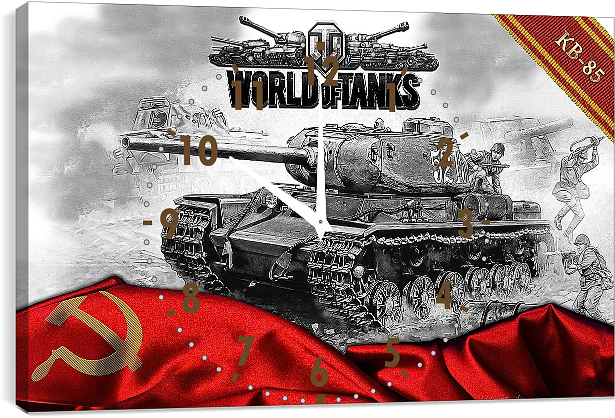 Часы картина - World Of Tanks