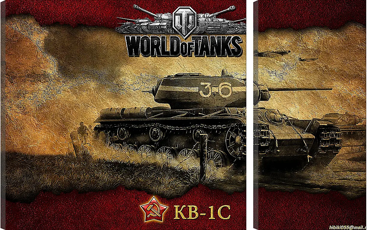 Модульная картина - World Of Tanks