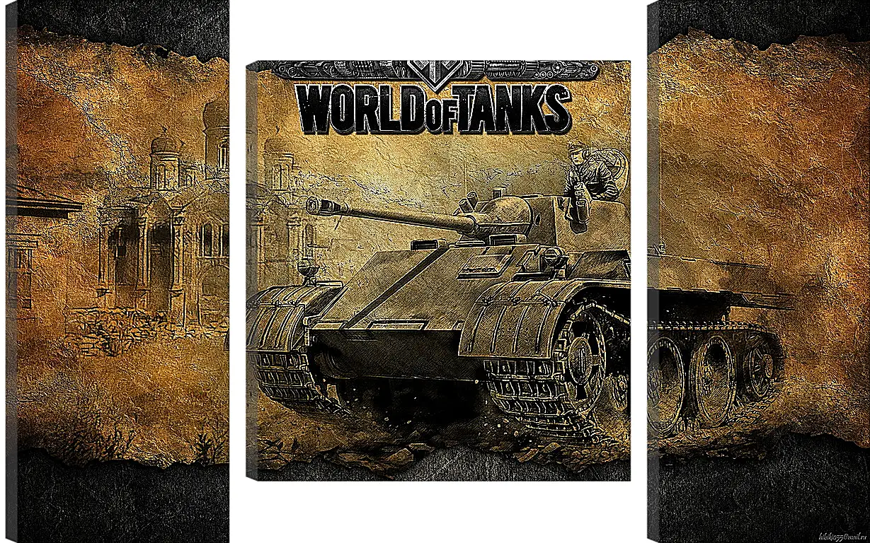 Модульная картина - World Of Tanks