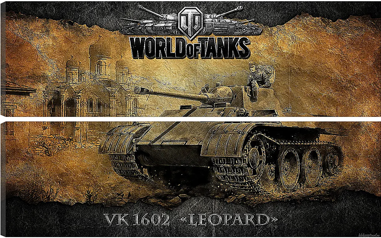 Модульная картина - World Of Tanks