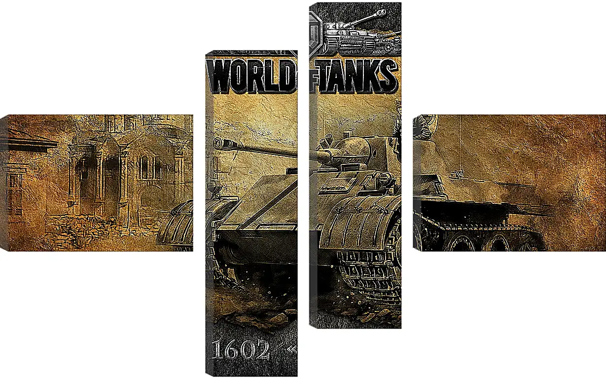 Модульная картина - World Of Tanks