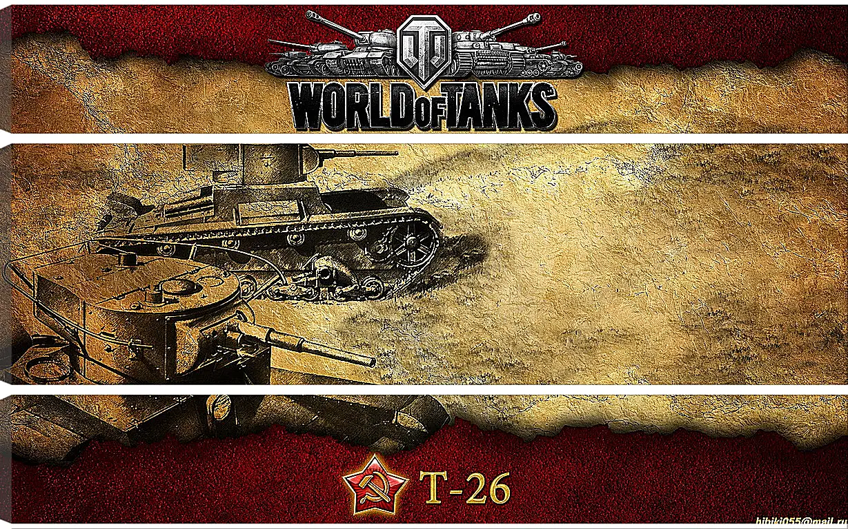 Модульная картина - World Of Tanks