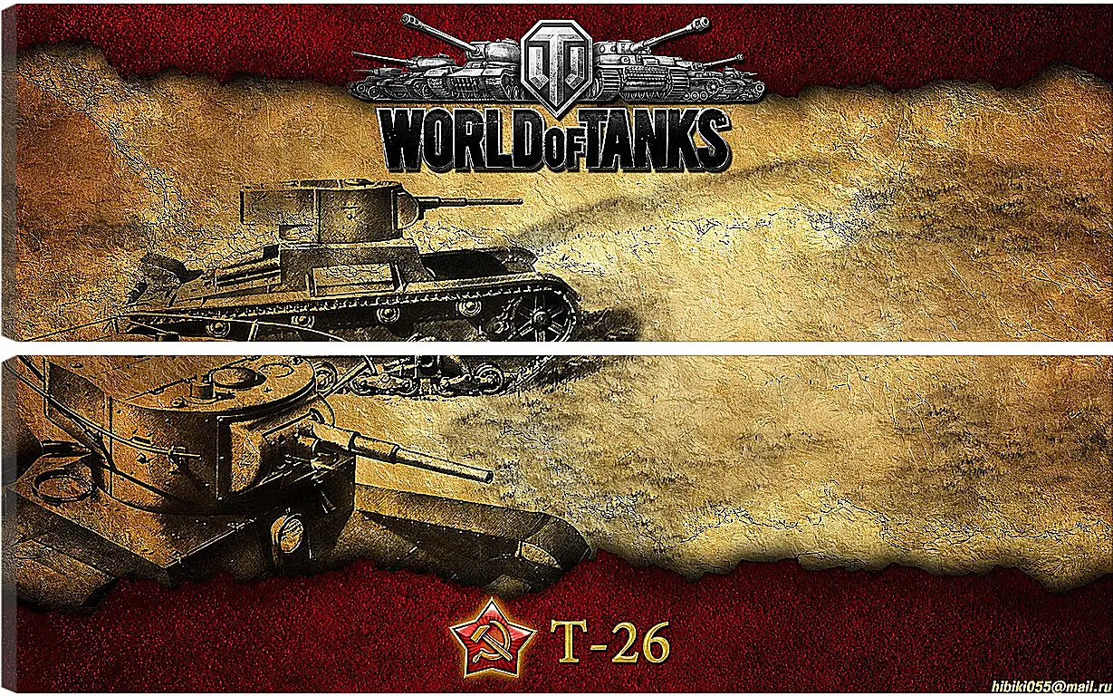 Модульная картина - World Of Tanks