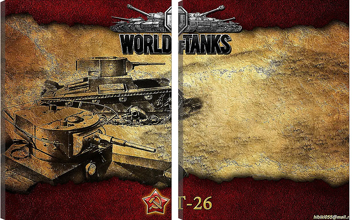 Модульная картина - World Of Tanks