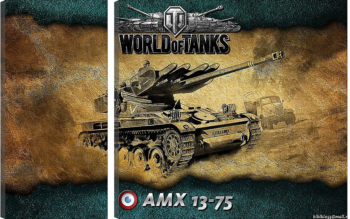 Модульная картина - World Of Tanks