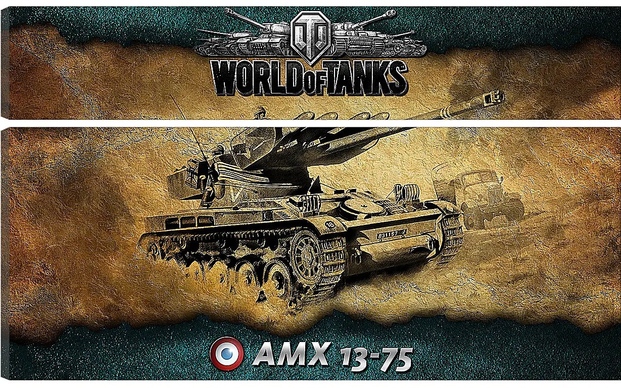 Модульная картина - World Of Tanks