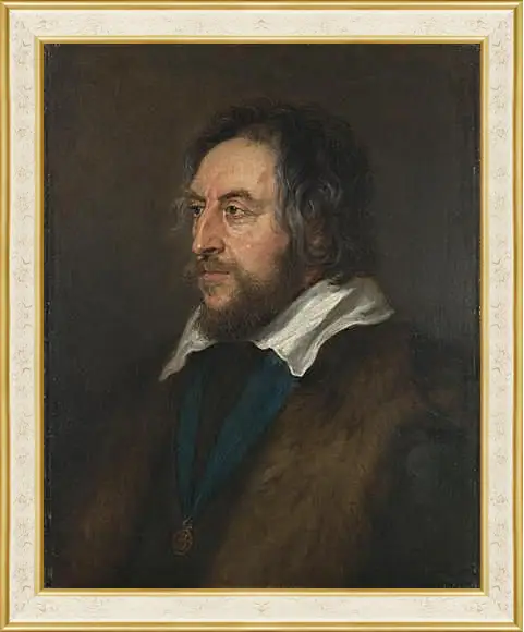 Картина в раме - Portrait of Thomas Howard, 2nd Earl of Arundel. Питер Пауль Рубенс