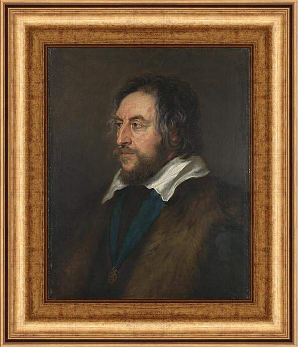 Картина в раме - Portrait of Thomas Howard, 2nd Earl of Arundel. Питер Пауль Рубенс