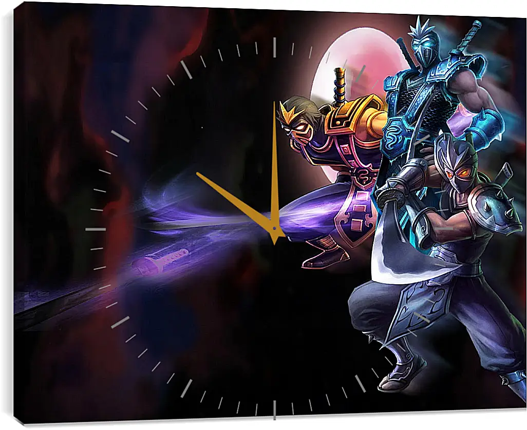 Часы картина - League Of Legends

