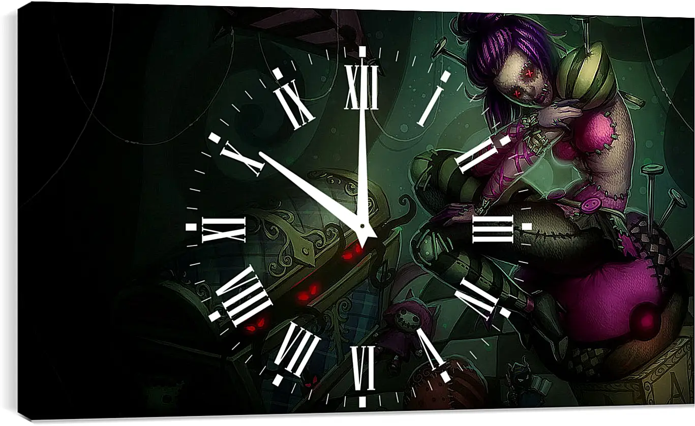 Часы картина - League Of Legends
