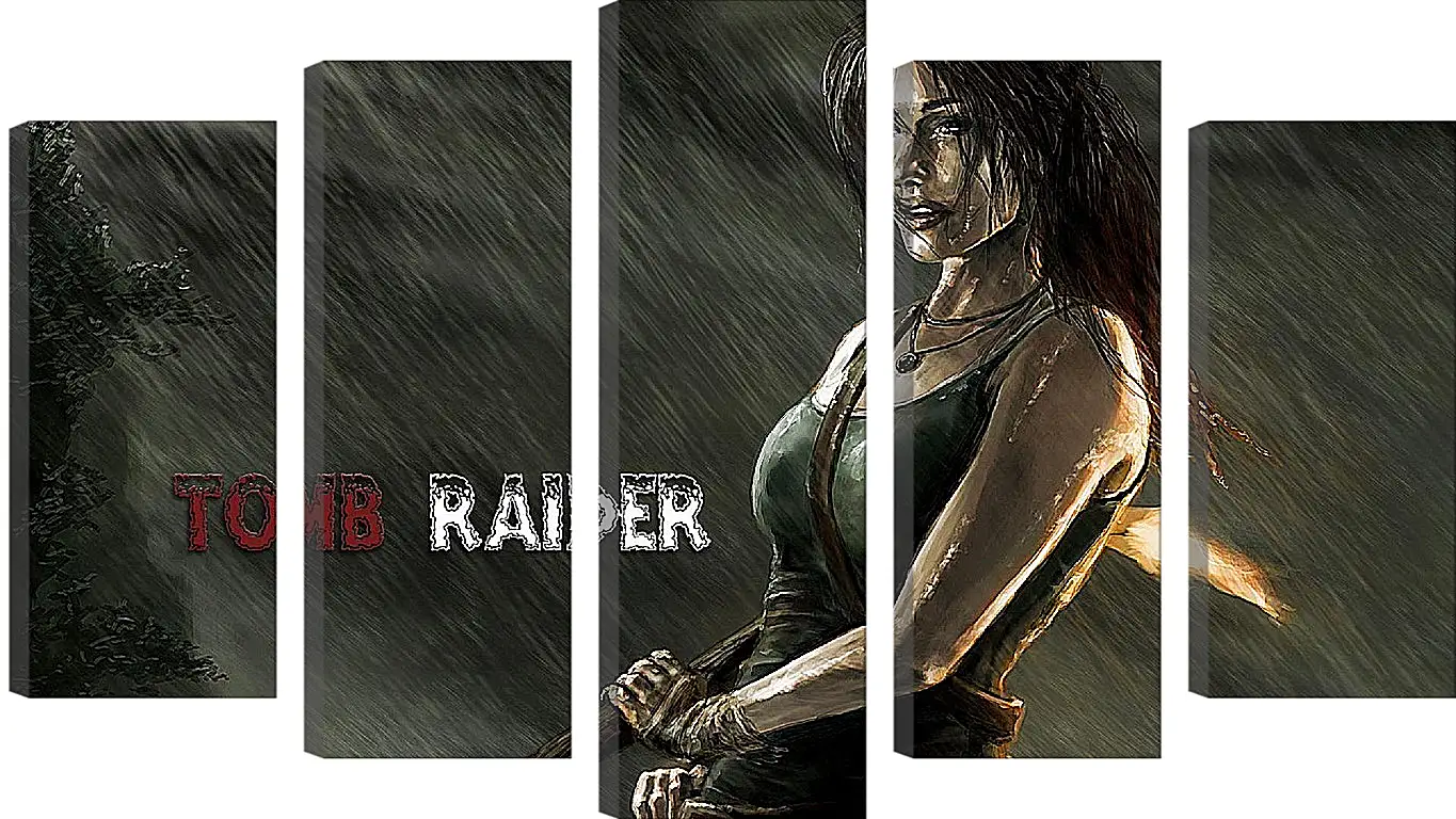 Модульная картина - Tomb Raider