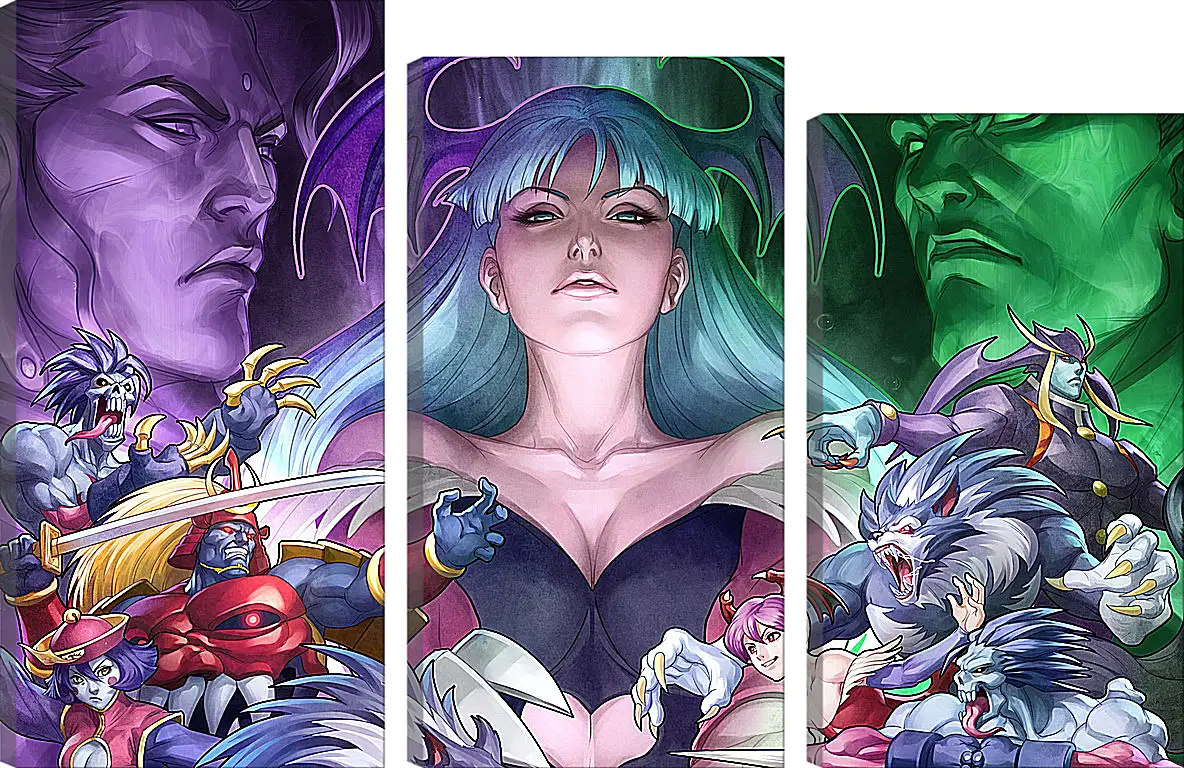 Модульная картина - Darkstalkers
