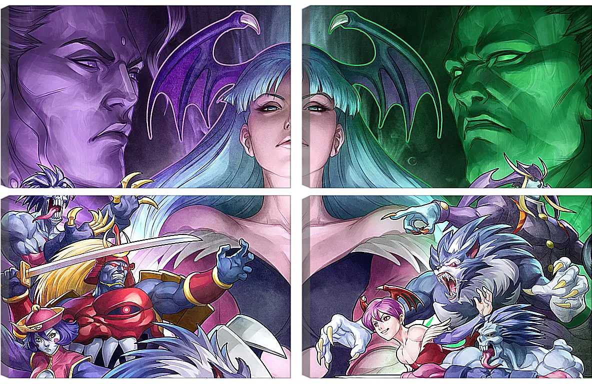 Модульная картина - Darkstalkers
