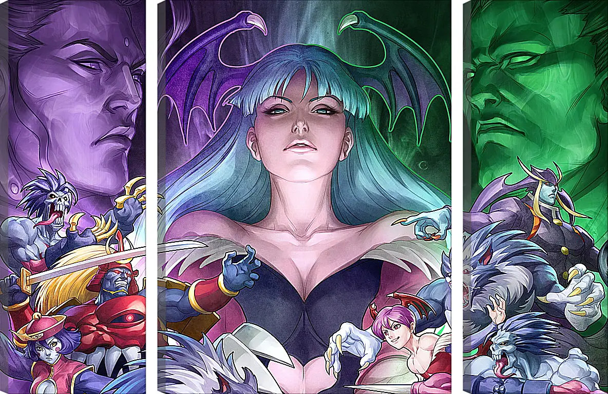 Модульная картина - Darkstalkers
