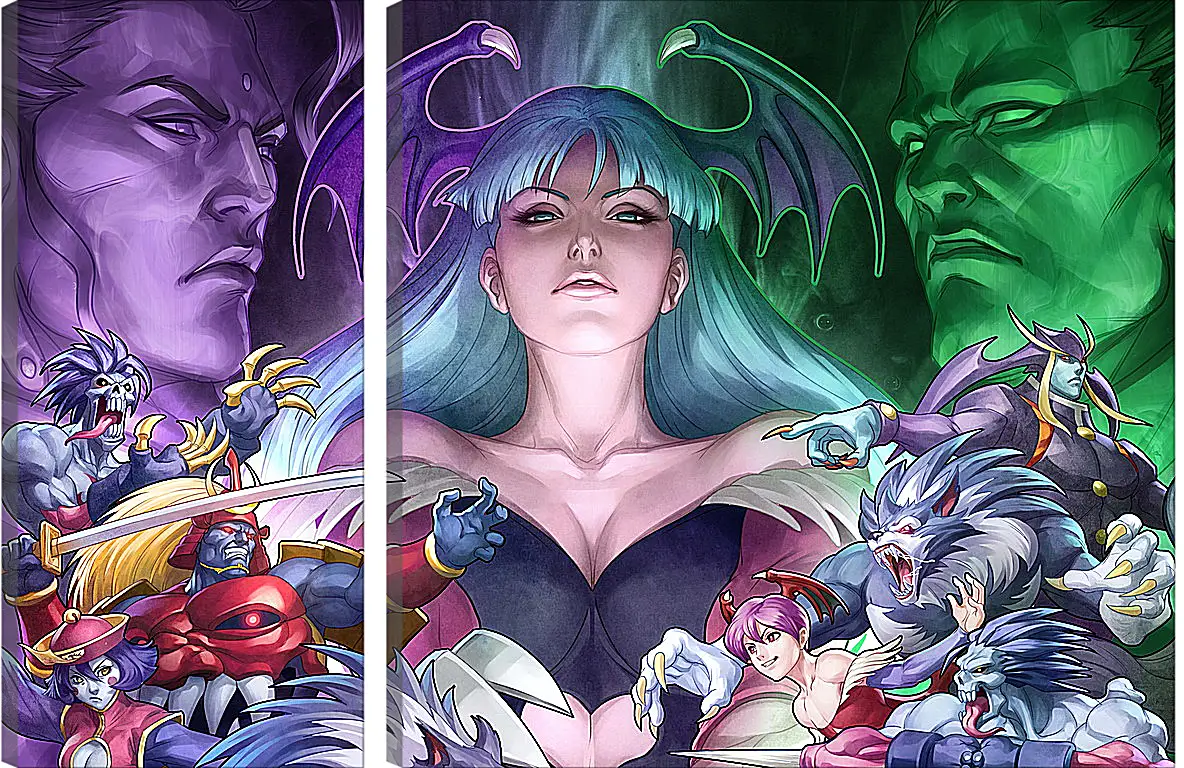 Модульная картина - Darkstalkers
