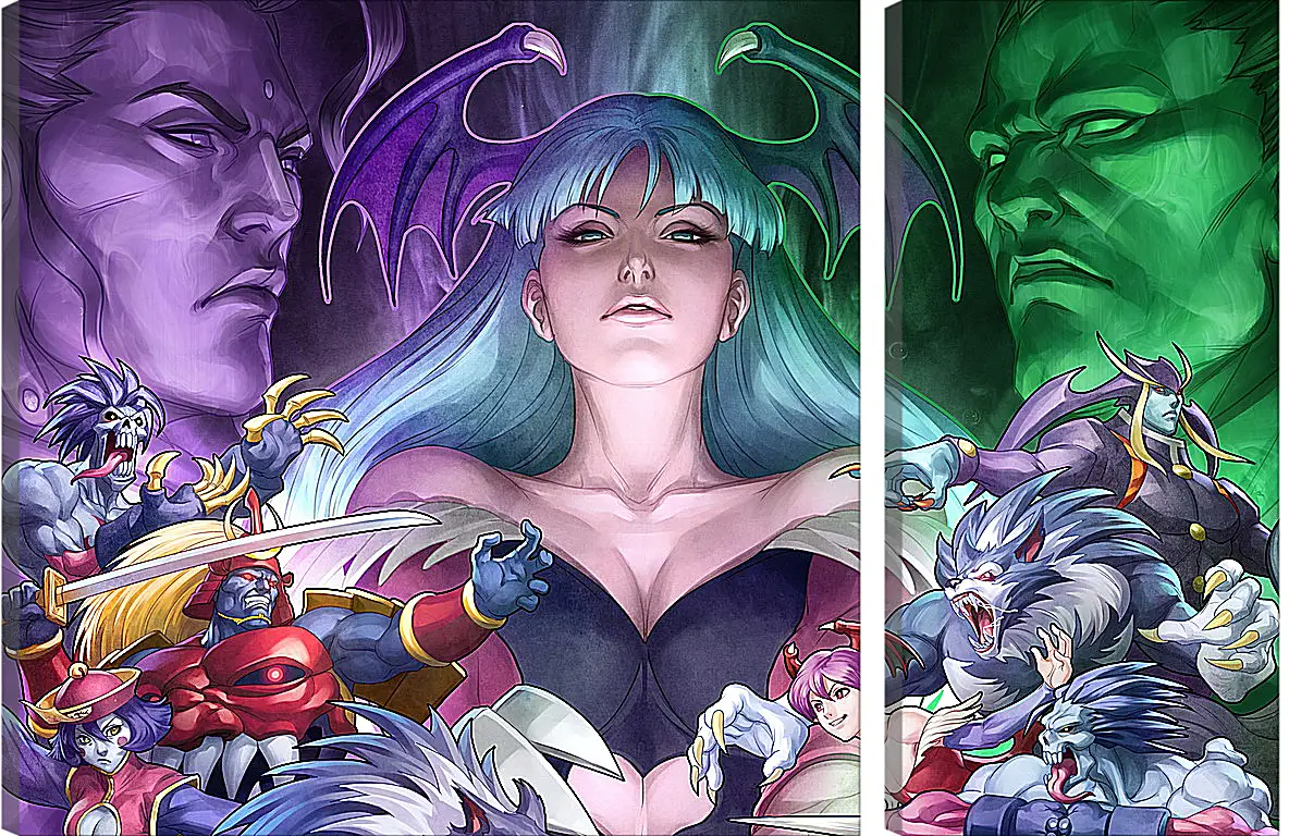 Модульная картина - Darkstalkers
