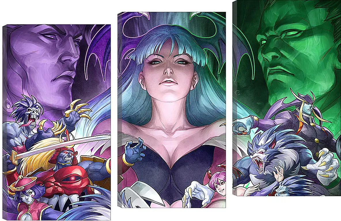 Модульная картина - Darkstalkers
