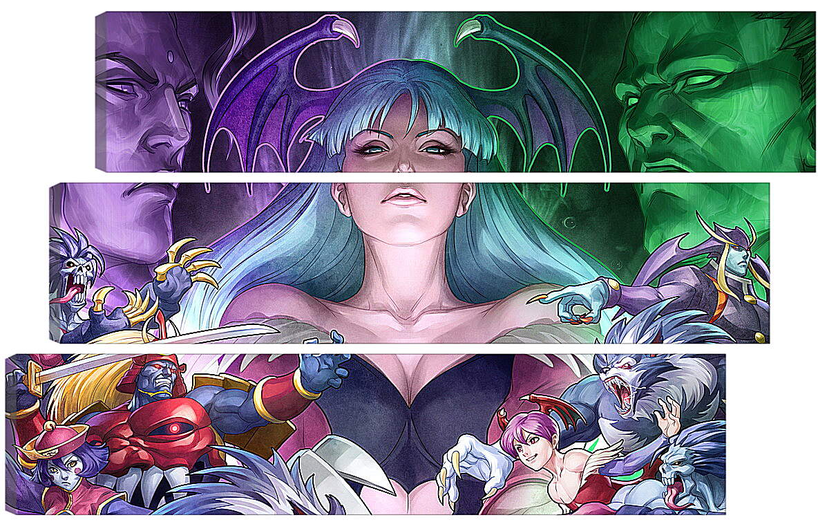 Модульная картина - Darkstalkers
