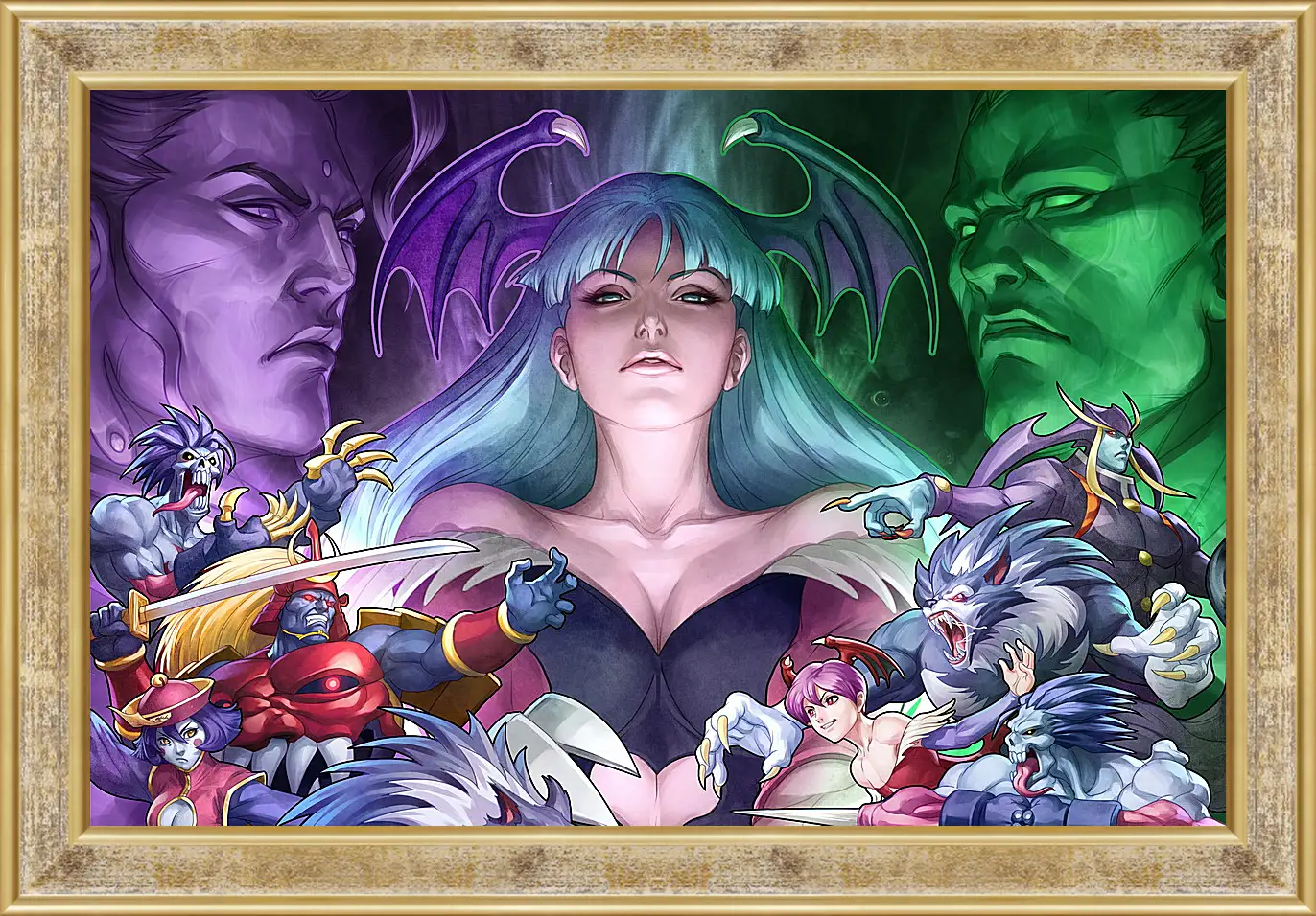 Картина в раме - Darkstalkers
