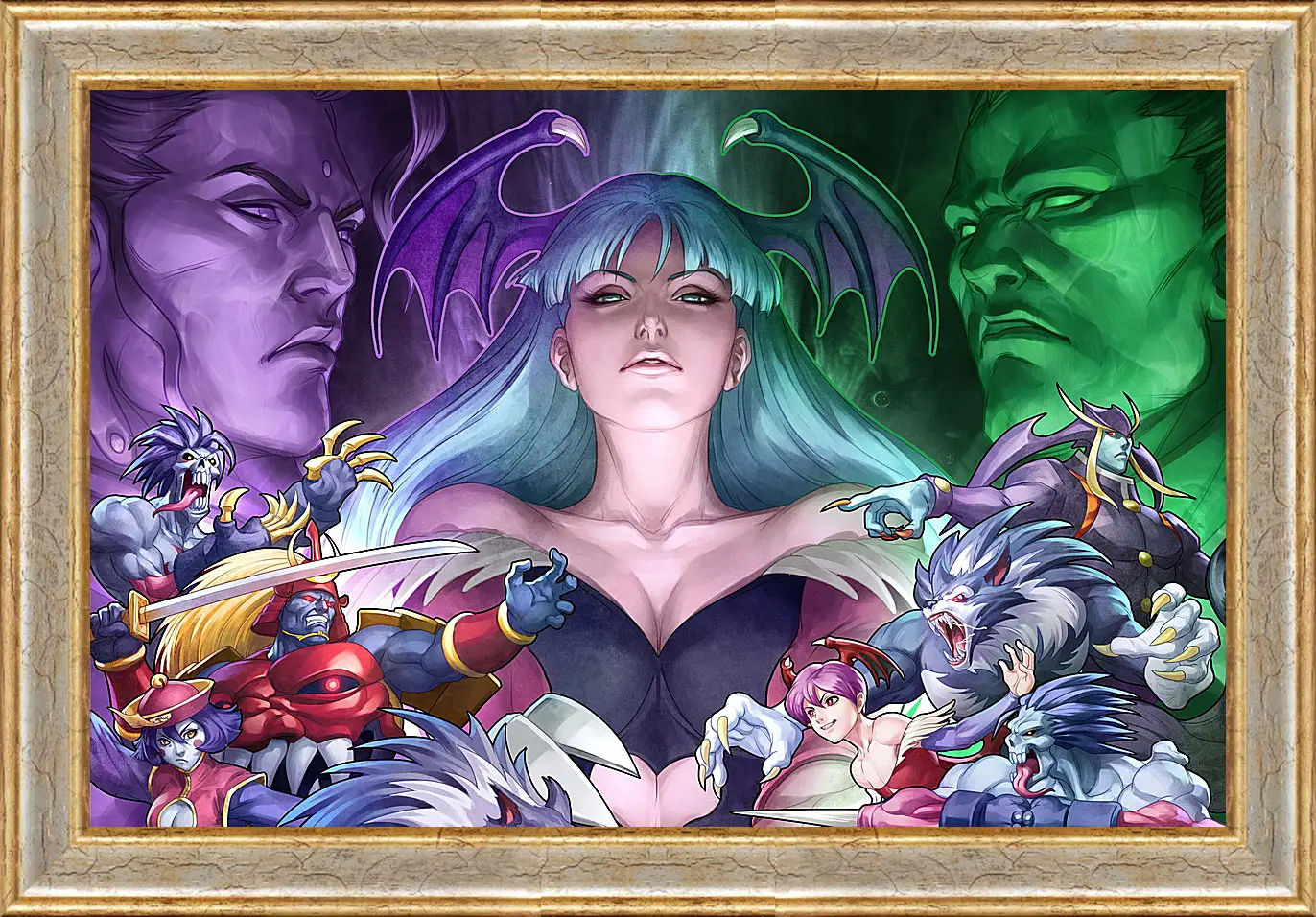 Картина в раме - Darkstalkers
