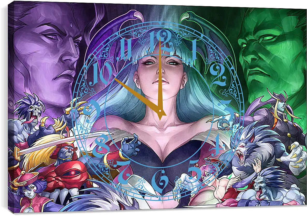 Часы картина - Darkstalkers

