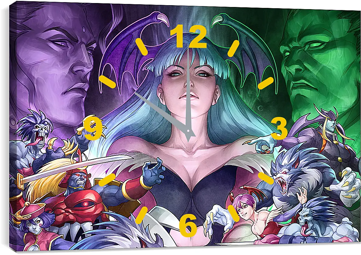 Часы картина - Darkstalkers
