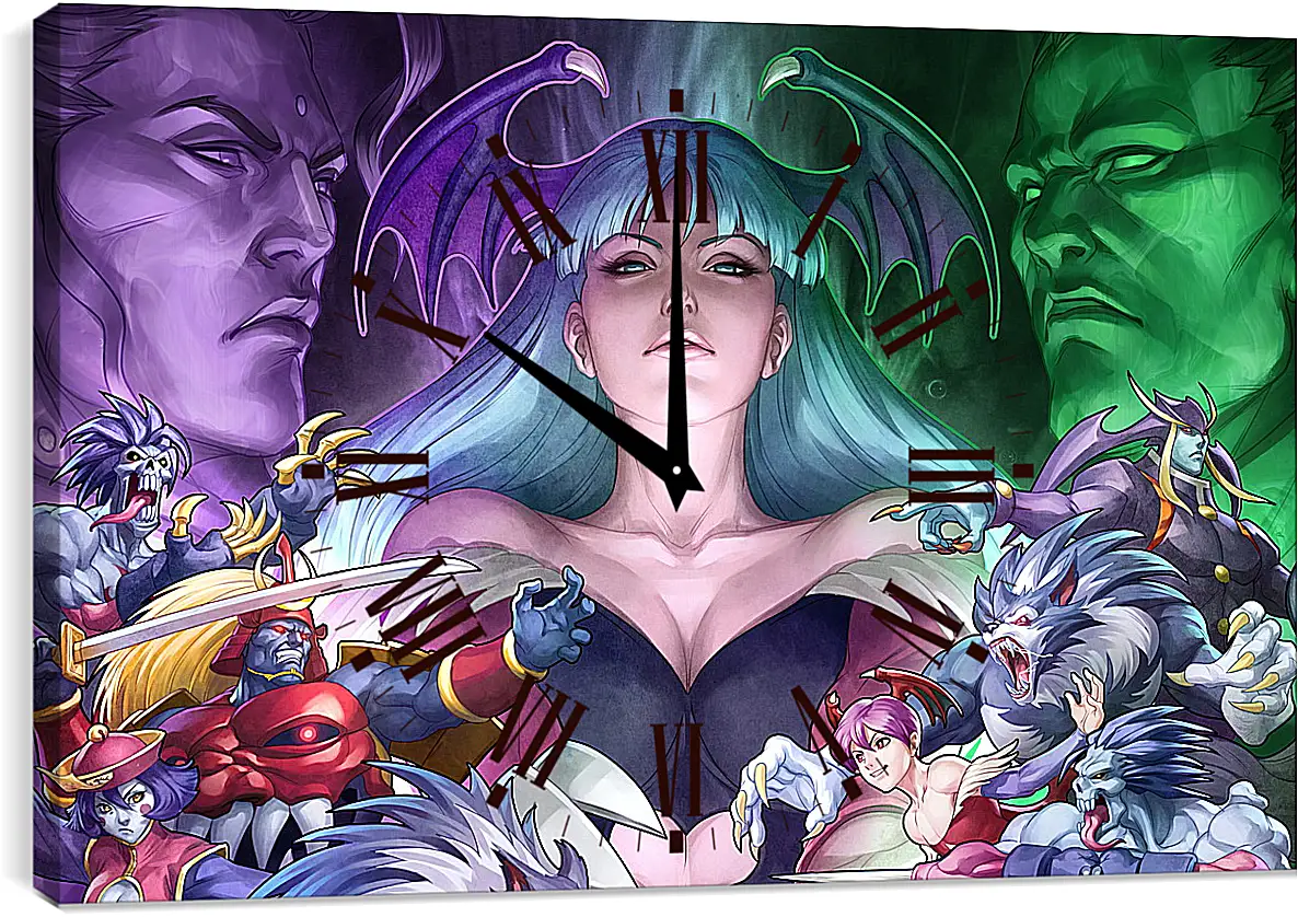 Часы картина - Darkstalkers
