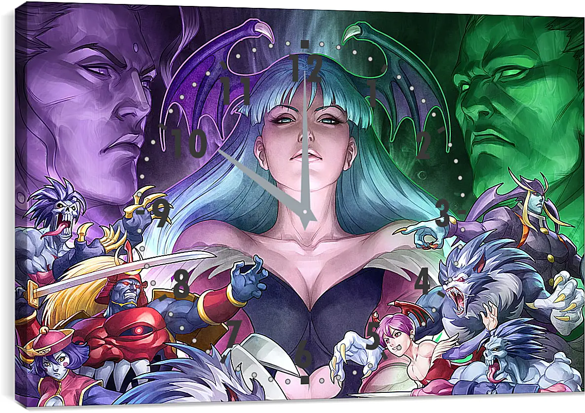 Часы картина - Darkstalkers
