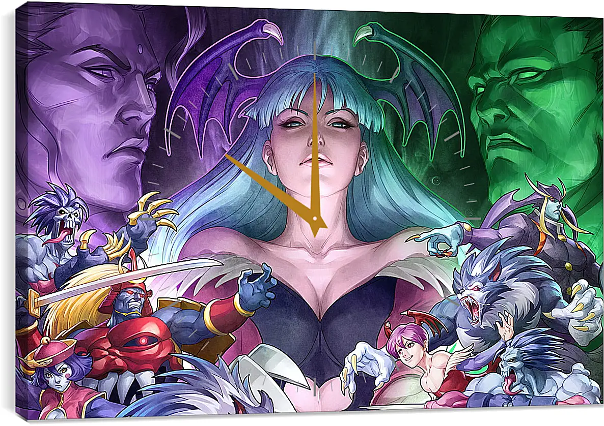 Часы картина - Darkstalkers
