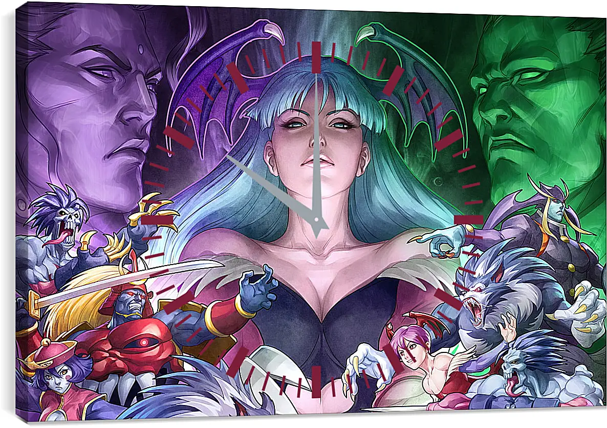 Часы картина - Darkstalkers
