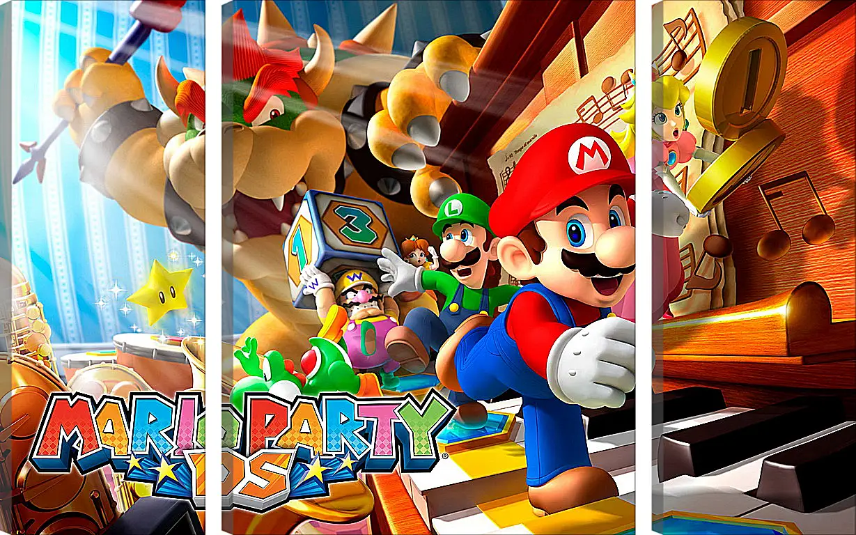 Модульная картина - Mario Party Ds
