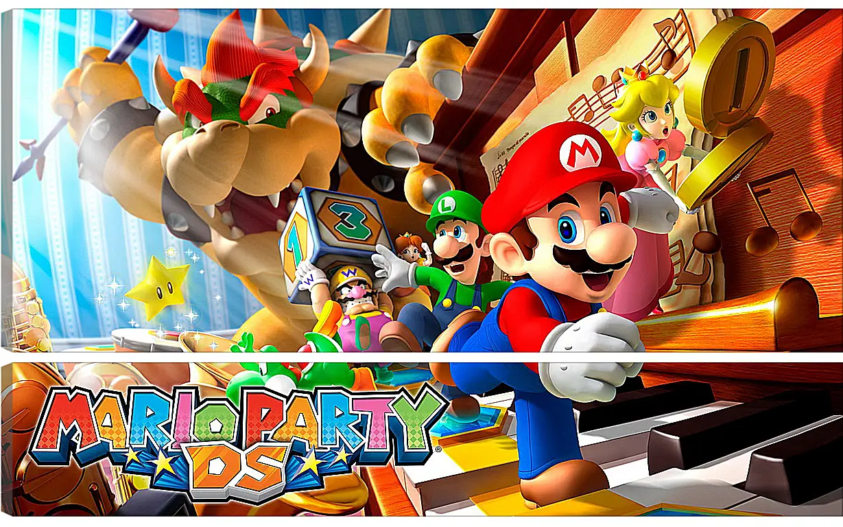 Модульная картина - Mario Party Ds
