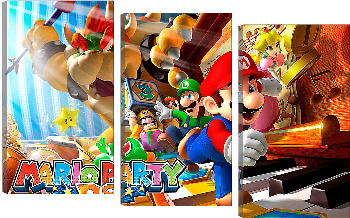 Модульная картина - Mario Party Ds
